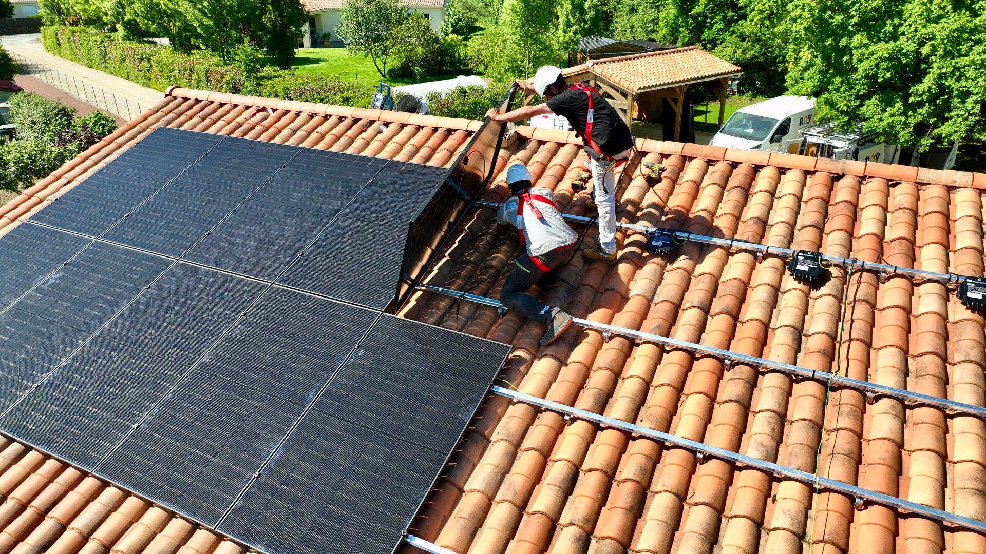 Installation photovoltaïque en toiture — Pompaire